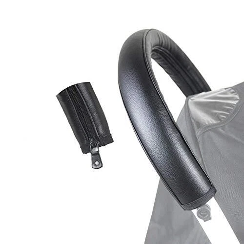SeedFuture Bébé Protège-mains pour Poussettes Cuir Pu Noir Accessoires de Pou...