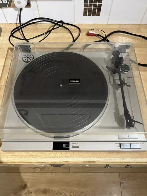 Fisher Mt-125 Direct Drive Semi Automatic Turntable