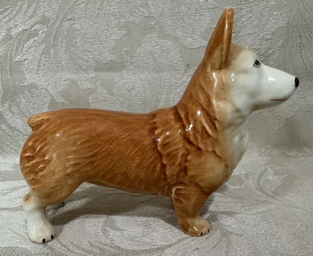 Vintage Sylvac Corgi Dog Figurine Statue - Ornament - Decorative