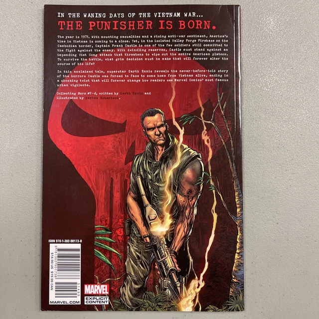 The Punisher Max TPB Set + Born Garth Ennis Marvel Comics 3