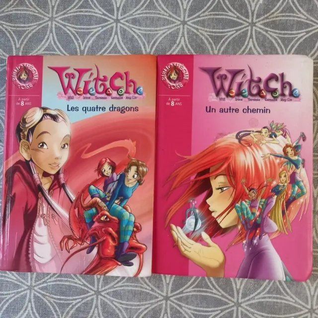 Lot De 2 Livres Witch Bibliothèque Rose Numéros 9 et 13 dès 8 ans Dragons Chemin