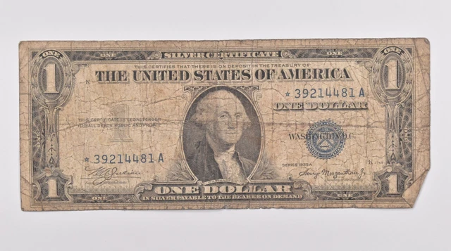 ERROR Replacement *Star* 1935-A $1 Silver Certificate Note - Tough *737