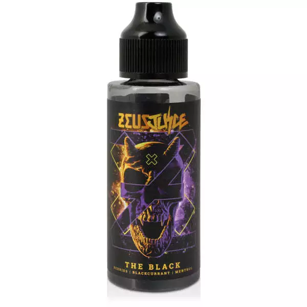 Zeus Juice - 100Ml The Black 0Mg Shortfill E Liquid