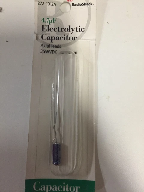 RadioShack Lot Of 12 Lelon 470uF 35V 20% Radial Electrolytic Capacitors (2721030)