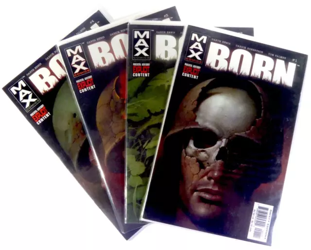 Max BORN (2003) #1-4 COMPLETE Punisher Garth ENNIS VF/NM to NM Ships FREE!