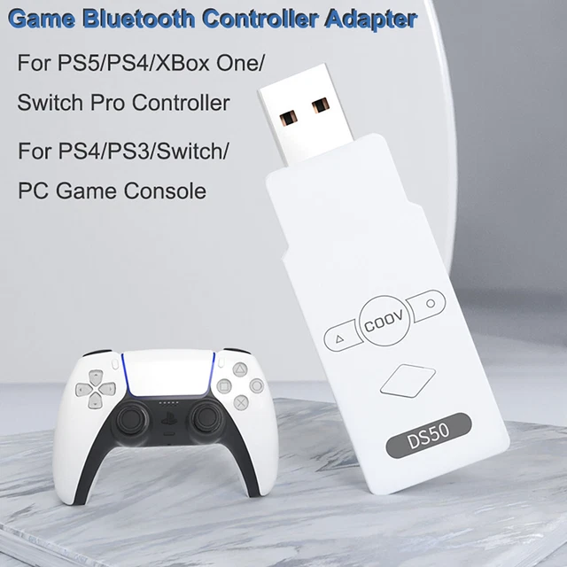 BLUETOOTH ADAPTER FOR PS5 PS4 XBox One Controller To PS4/PS3/Switch/PC