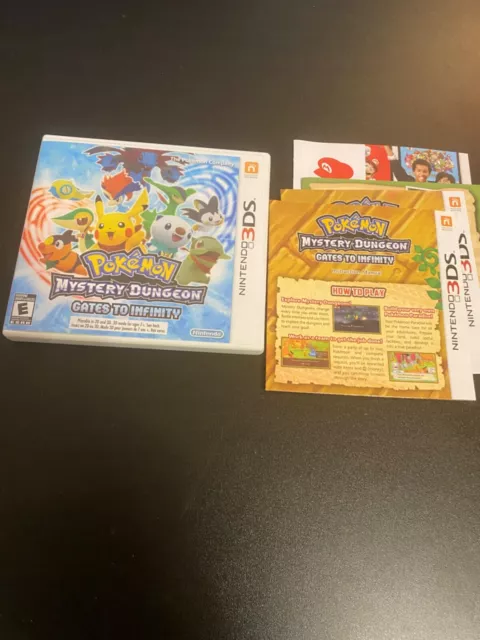 Pokemon Mystery Dungeon: Gates to Infinity (Case & Manual ONLY NO GAME) 3DS