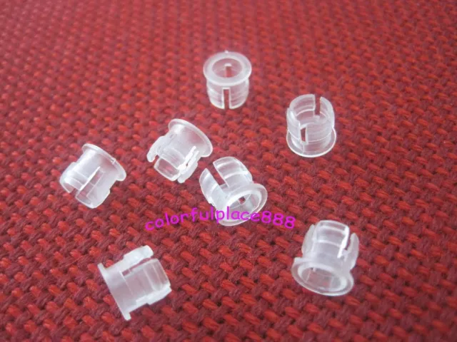 100pcs, 5mm White Plastic ABS LED Bezel Holder Holders Panel Display for 5mm Led