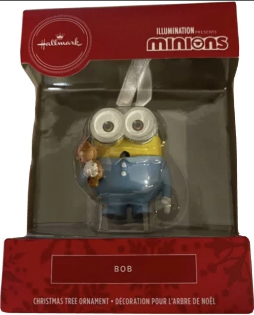 Minions Weihnachtsornament Mit Kevin, Stuart & Bob - Lustiger Baumschmuck Aus Harz