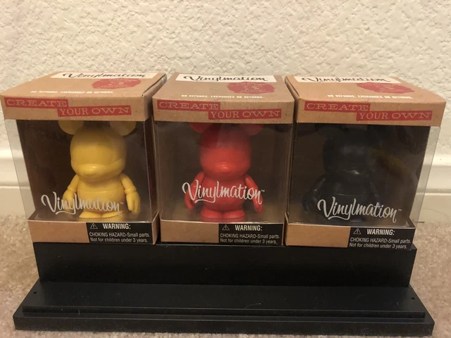 Disney Vinylmation Create Your Own Series Set Of Three 3” Figures
