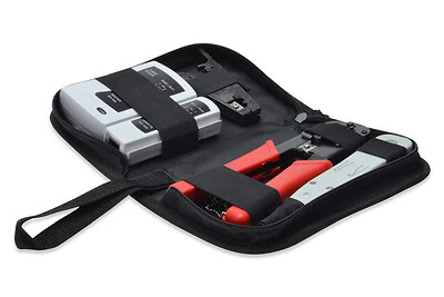 DIGITUS Network Tool Set LAN Tester Crimping Tool Cut and Stripping DN-94022