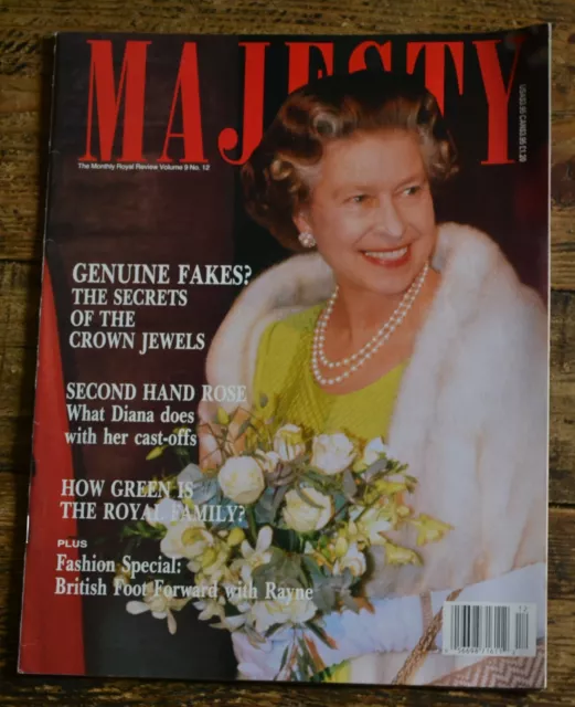 Vintage Majesty Magazine Vol 9 No 12 April 1989 Royal Family Queen Elizabeth