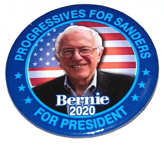 2020 BERNIE SANDERS campaign pin pinback button political presidential election