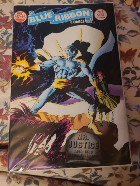 Blue Ribbon Comics #2 vol 3 (Red Circle, 1983) Mr. Justice Wraparound , Ungraded