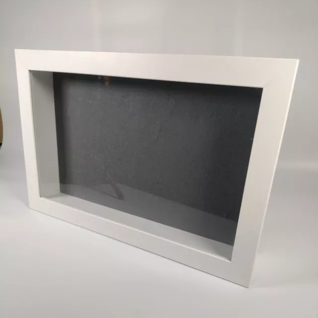 IKEA KASSEBY CUSTODIA per display scatola ombra profonda 3D bianca cornice  30 x 47 x 8 cm EUR 52,71 - PicClick IT