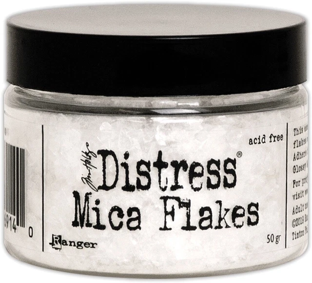 Tim Holtz Distress Mica Flakes 37g-Translucent TDR69140