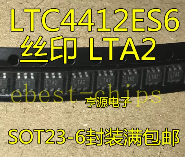 5PCS LTC4412ES6 SOT23-6 Low Loss PowerPathTM Controller in ThinSOT  #E5