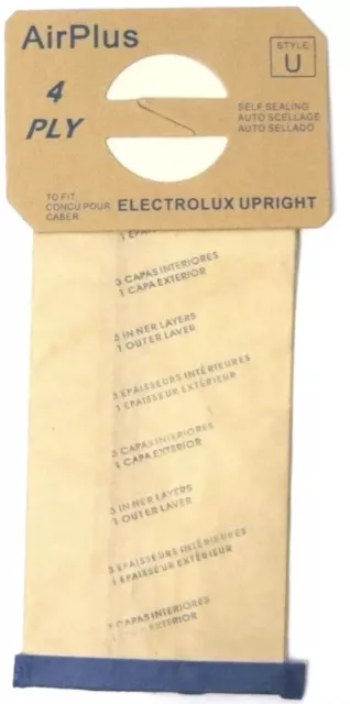 12 Bags for Electrolux Upright Vacuum Cleaner  STYLE U