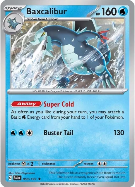 Baxcalibur 060/193 (Non-Holo) Paldea Evolved - Pokemon TCG [Near Mint]