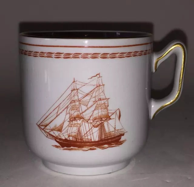 Spode Trade Winds Coffee Can 'Brig Eliza'