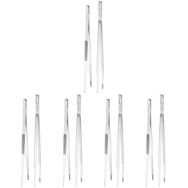 10 piezas Clips Helado Alimentos Pinzas Candy Tong Cocina Alicates Acero Inoxidable