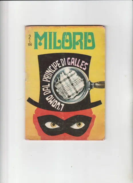 fumetto noir milord numero 2 edizioni corno 1968