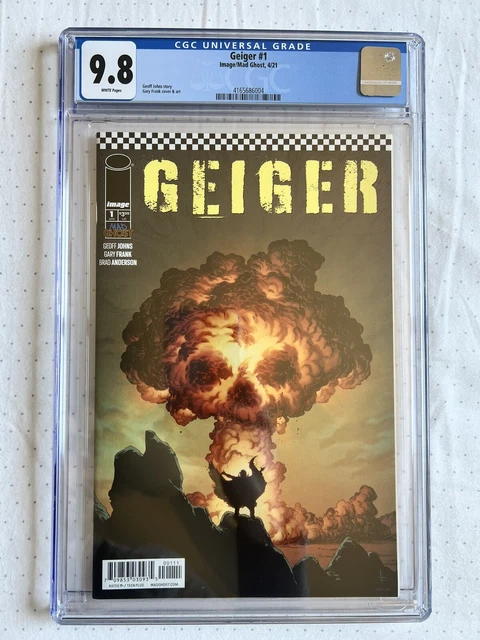 Geiger 1 - CGC 9.8 - Cover A First Print - Image Comics - Geoff Johns - KEY