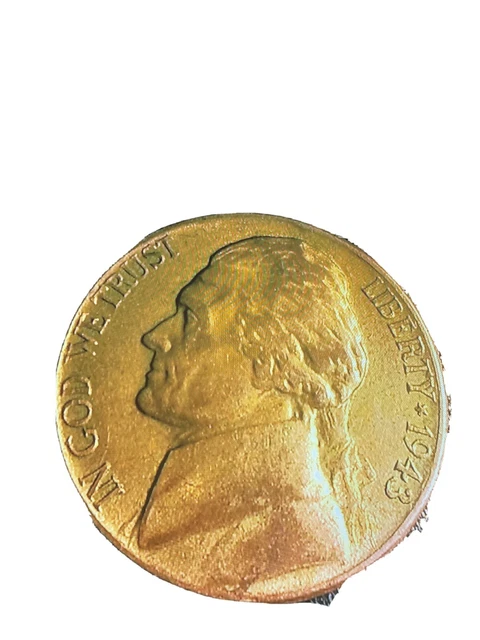 1943-P 35% Silver! Jefferson Nickel War Nickel - CIRCULATED - In Great Condition