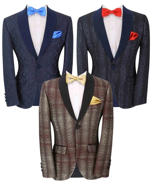 Tuta da smoking ragazzo slim vestibilità pagina ragazzo matrimonio occasione speciale formale set di 2 pezzi