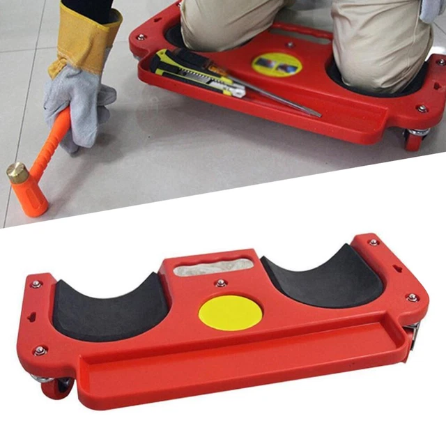 Almohadillas de ruedas rodantes Dolly almohadilla de rodilla enredadera rodillos construcción sitio de trabajo