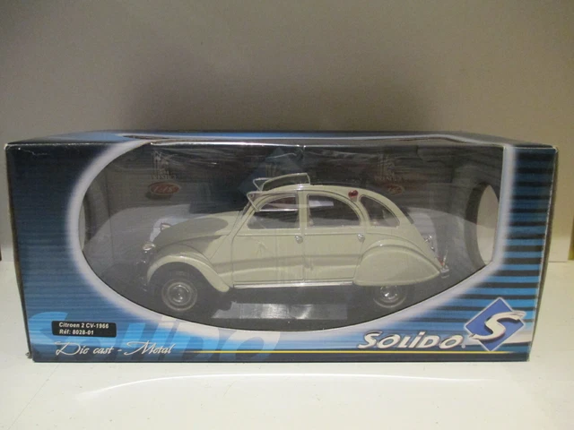 Modèle Solido Prestige 2CV 1966 1/18 En Boîte E6 - Occasion - Collection Auto