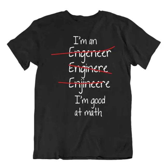 Io Sono Bravo A T-Shirt Ingegnere Shirt Ingegnere Intelligente Tee Geek Camicia