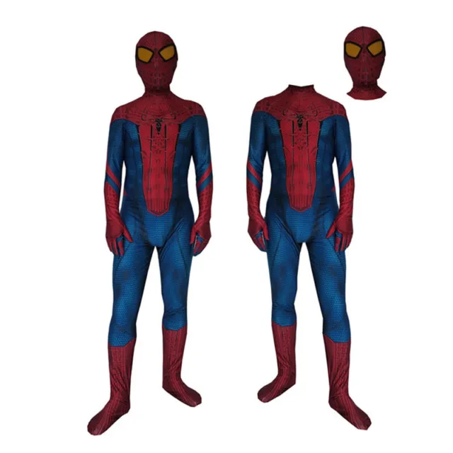 The Amazing Spider-Man Jumpsuit Spiderman Bodysuit Cosplay Costume Adult/Kids