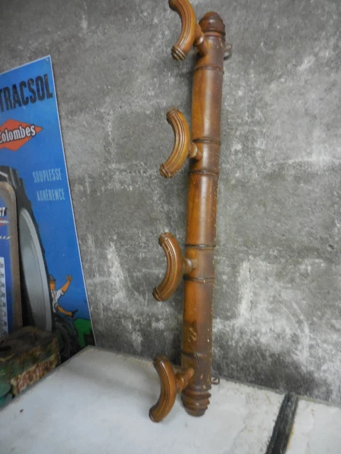 Lot De 4 Patères Porte-manteaux En Régule - Pour Tringle à Rideaux Ou Mur - Occasion