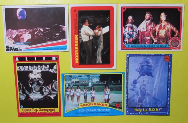 Lot *1970's Non Sport Cards *ALIEN *Moonraker/BOND 007 *Sgt. PEPPERS *SPACE:1999