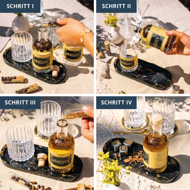 AMARI ® DIY Whisky Set zum Selber machen, Geschenkset inkl. Zubehör EUR 49,99 PicClick DE