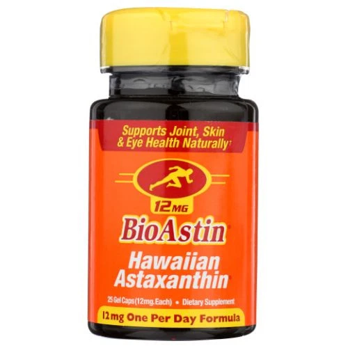 BIOASTIN HAWAIIAN ASTAXANTHIN 12 MG 25 CAPS By Nutrex Hawaii £25.58 ...