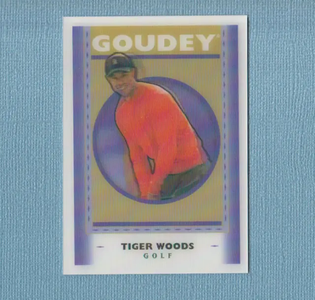 2019 Upper Deck Goodwin Champions Goudey Tiger Woods #GL5 Golf Lenticular