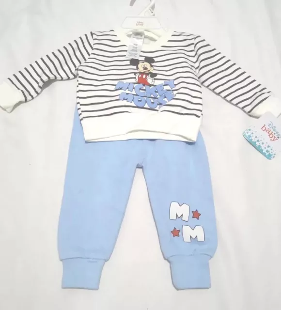 Disney Baby Infant Boys Mickey Mouse Graphic Outfit Size 0-3 Months