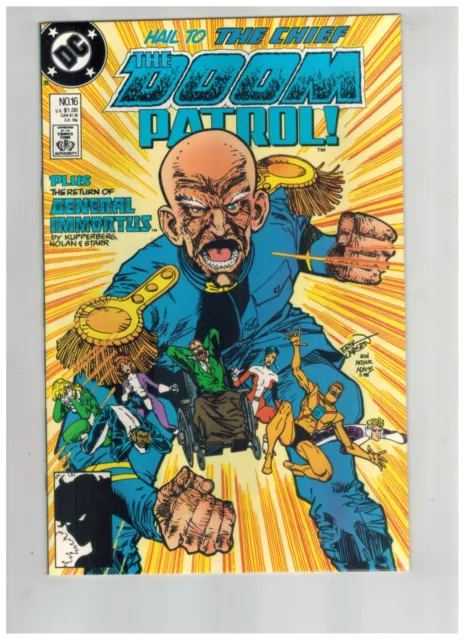 Doom Patrol 16  General Immortus! 1988  VF  DC Comic