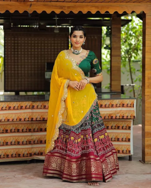 New Designer Pakistani Lehenga Choli Lengha Wedding Party Wear Indian Bollywood