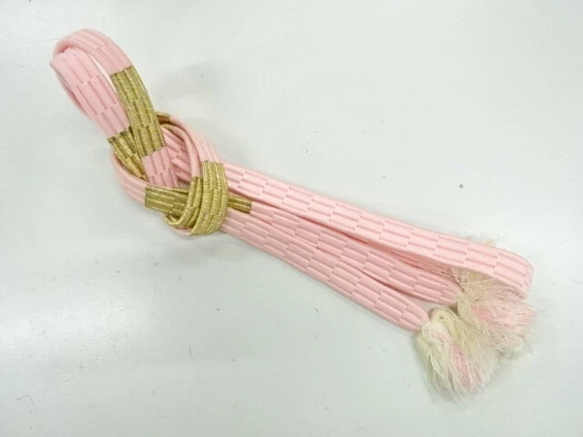 6140529: Japanese Kimono / Vintage Hand-Tied Obijime Cord