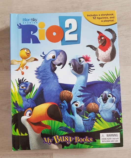 Bobby Rio Books RIO 2 BUSY BOOK - STORYBOOK FIGURINES AND PLAYMAT small toys FIGURES ...