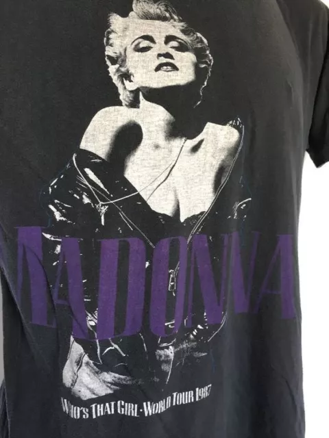 Madonna Who's That Girl 1987 Vintage World Tour T-shirt S-5XL VM6079