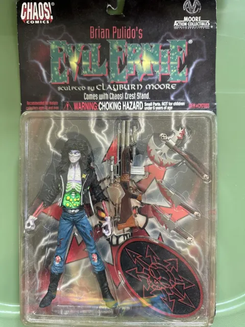  EVIL ERNIE Action Figure CHAOS! COMICS BRIAN PULIDO'S 1997 Moore Collectables