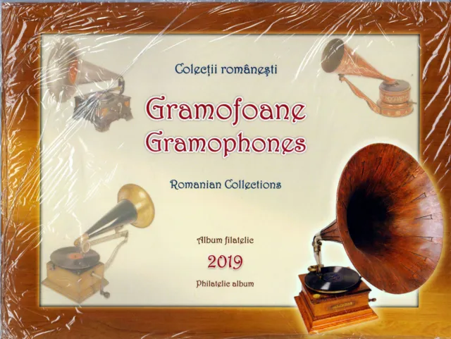 Rumänien Romania Folder Grammophone, mit Block 818 II postfrisch (MNH)