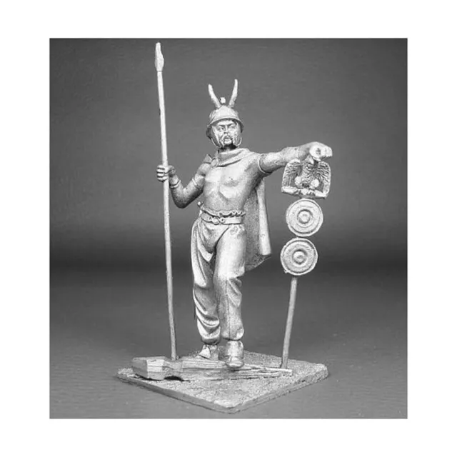 Celtic Warrior Enemies Romans 2st Century BC 1/32 Scale Unpainted Tin Figure