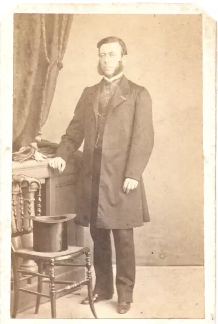 Photo CDV Gustave Alfred CARITÉ maire Oran Algérie circa 1862 T Dupont