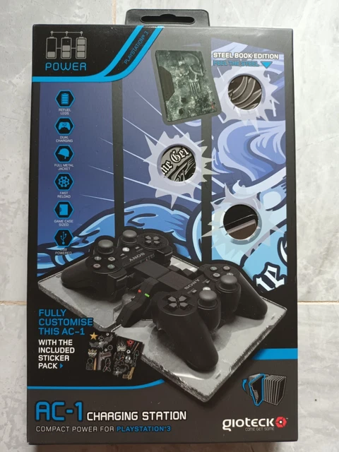 GIOTECK AC 1 Charging Station Compact Power For PlayStation 3