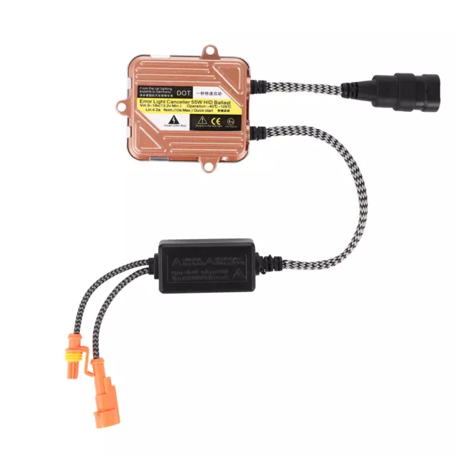 55W High Intensity Discharge Load Resistors Xenon Lamp Bulb Plug